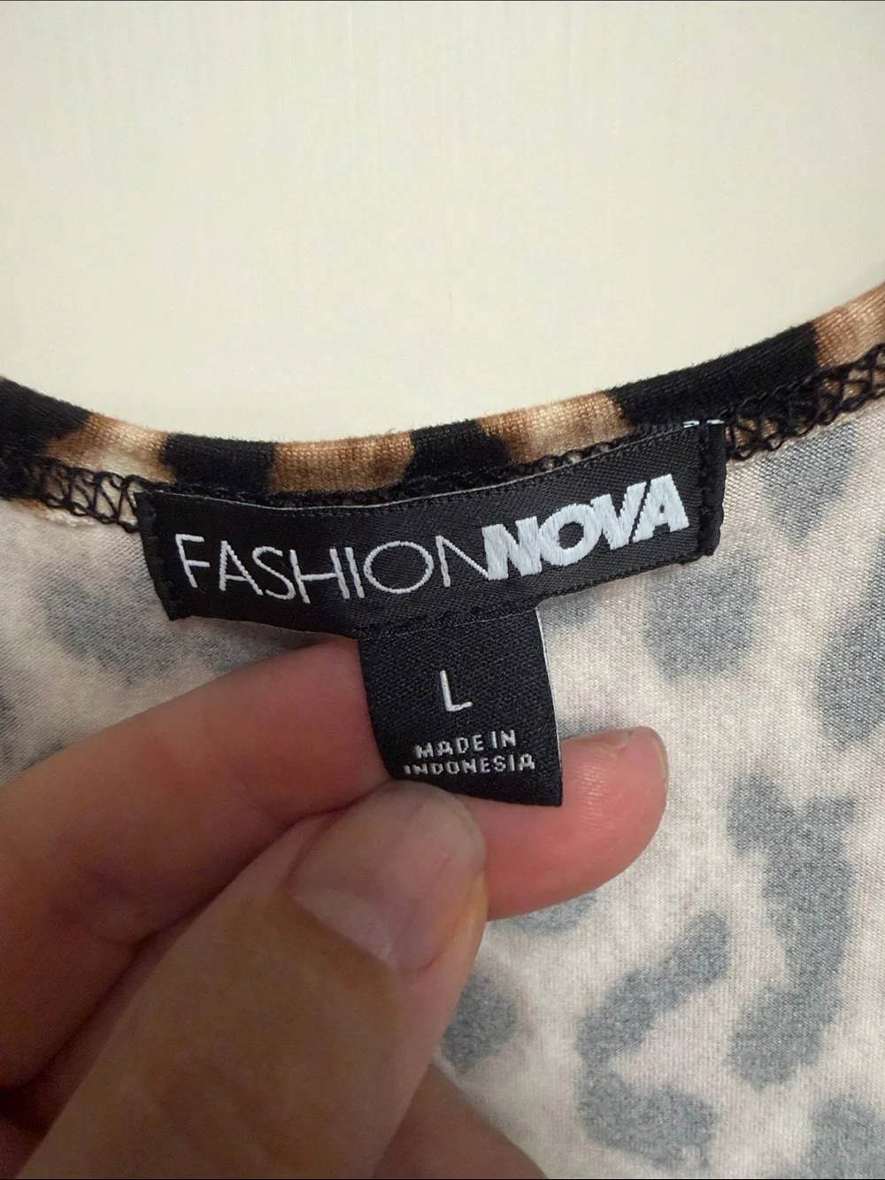Fashion Nova Leopard Print Bodycon Midi Dress - tan and black